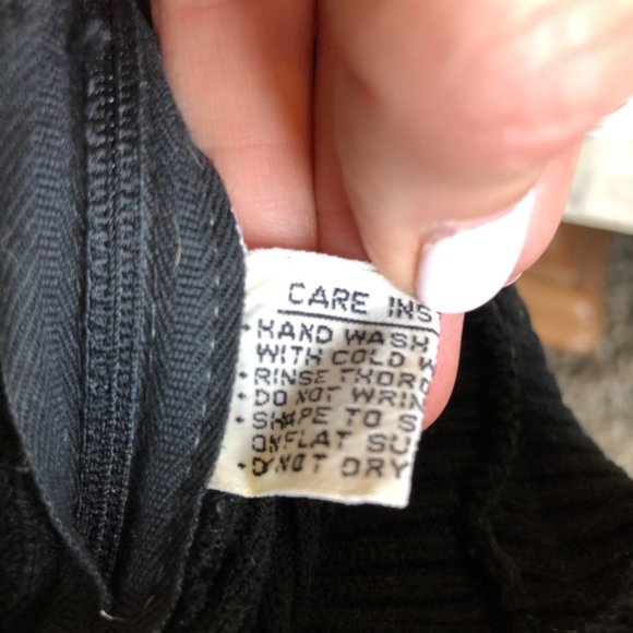 VTG Houndstooth dress long sleeveless tall sweater - Picture 8 of 8